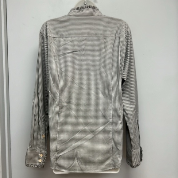 Peter Millar Vanderbilt University Embroidered Long Sleeve Gingham Blouse XL - Picture 3 of 10